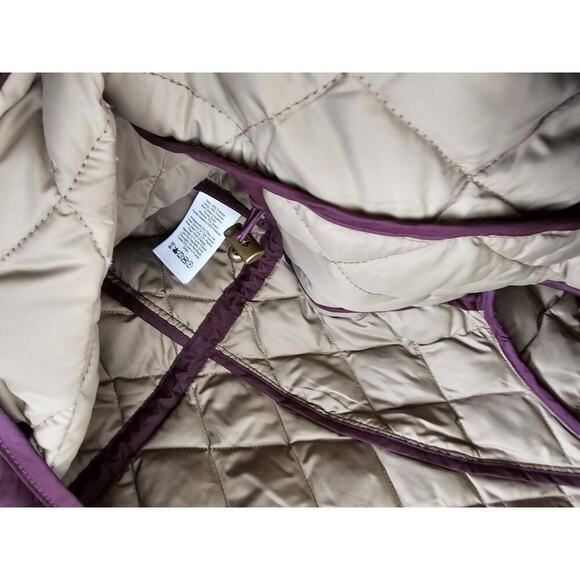 Eddie Bauer Goose Down Quilted Insulated Shirt Jacket Lightweight Womens Medium - Picture 9 of 11